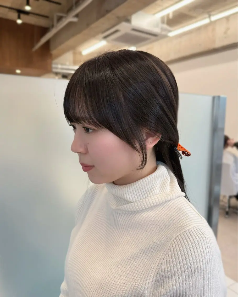 ロング カラー カット ヘアカラー トリートメント 縮毛矯正+モテカラー 🎀✨MIHOのヘアスタイル