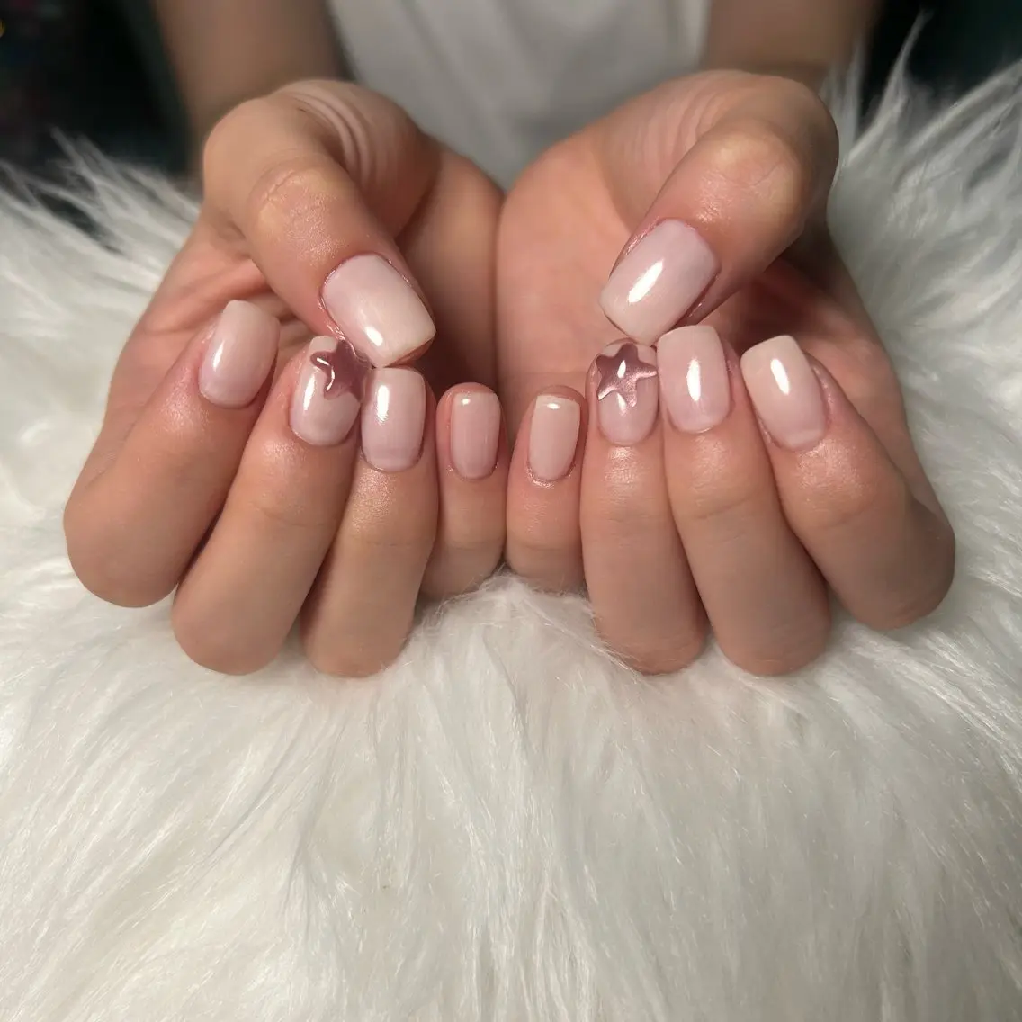ネイル フラッシュネイル フレンチネイル マグネットネイル ニュアンスネイル リボン ハンドネイル nail salon Libertyのネイルデザイン