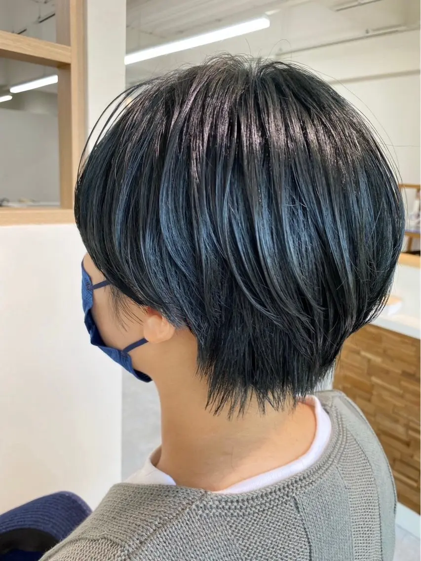ショート 白澤 流輝のヘアスタイル