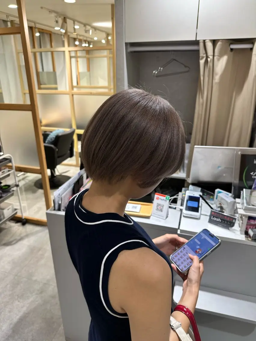 ミディアム カラー カット ヘアカラー トリートメント カリスマになる美容師 💥TOUI💥上野のヘアスタイル