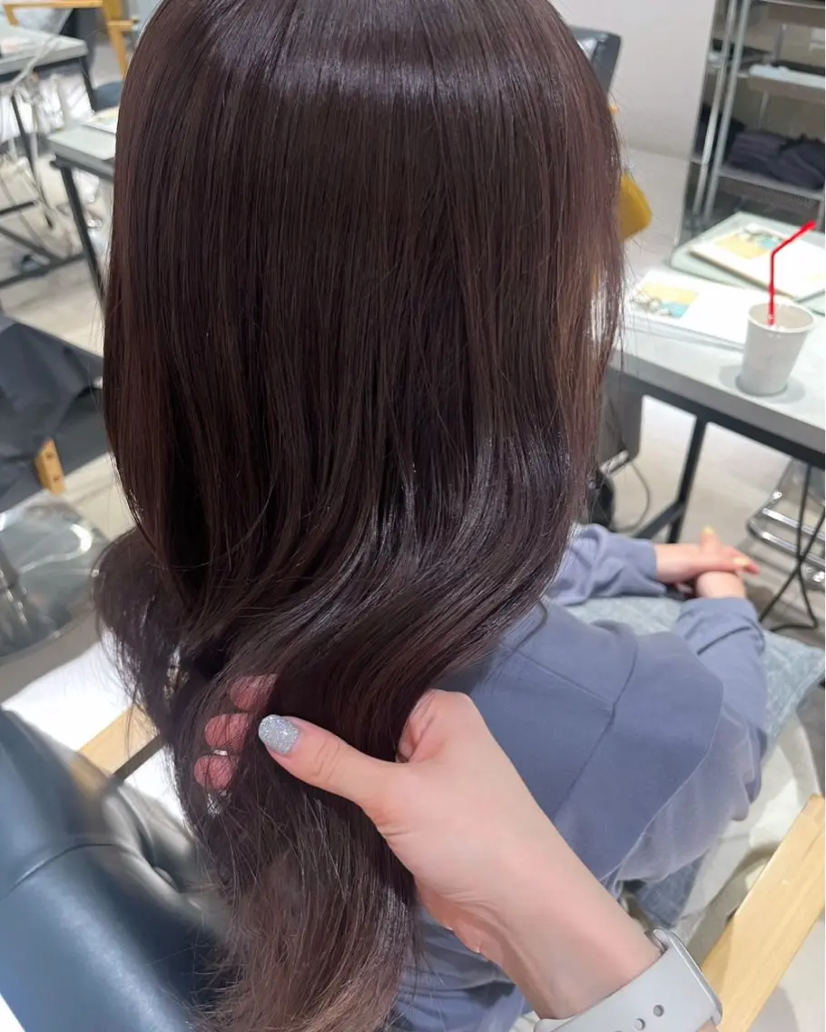 ロング カラー ラベンダーカラー ヘアカラー manami/ ハッシュレイヤーのヘアスタイル