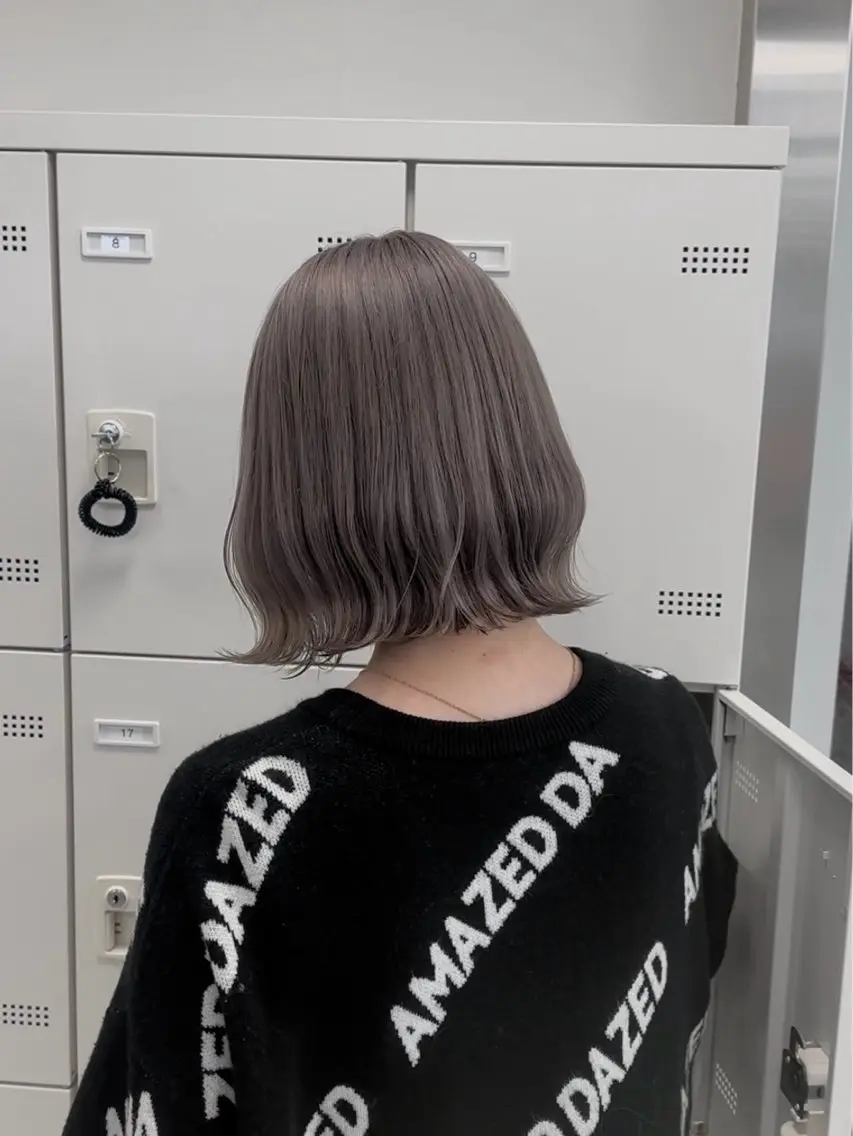 ミディアム カラー ヘアカラー トリートメント ヘッドスパ ヘアセット 似合わせstyle ❤︎misaki❤︎のヘアスタイル