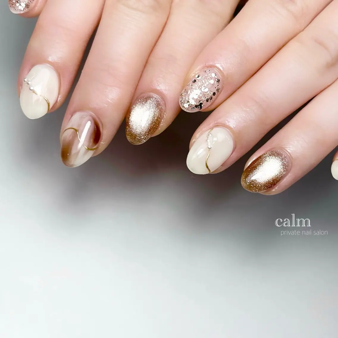 ネイル ハンドネイル calm 〔ｶｰﾑ〕のネイルデザイン