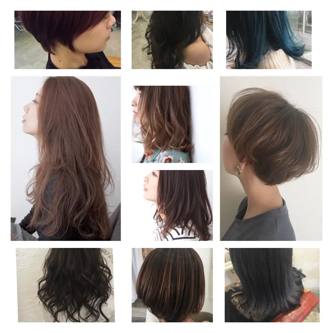 カラー fio マナミのヘアスタイル