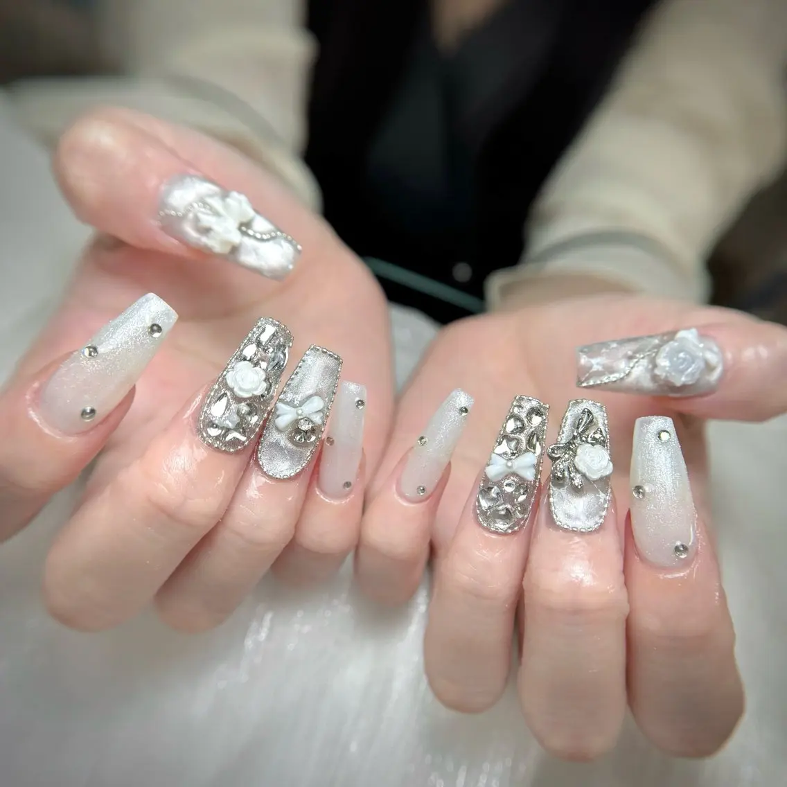 ネイル 長さ出し ジェルネイル 持ち込み オフィスネイル ワンカラーネイル Michi Nail Ikebukuroのネイルデザイン