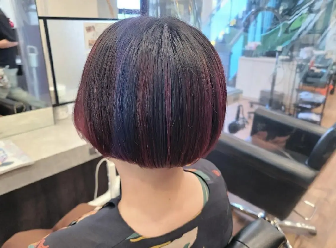 ショート カラー ピンクカラー ヘアカラー 関口 友菜のヘアスタイル