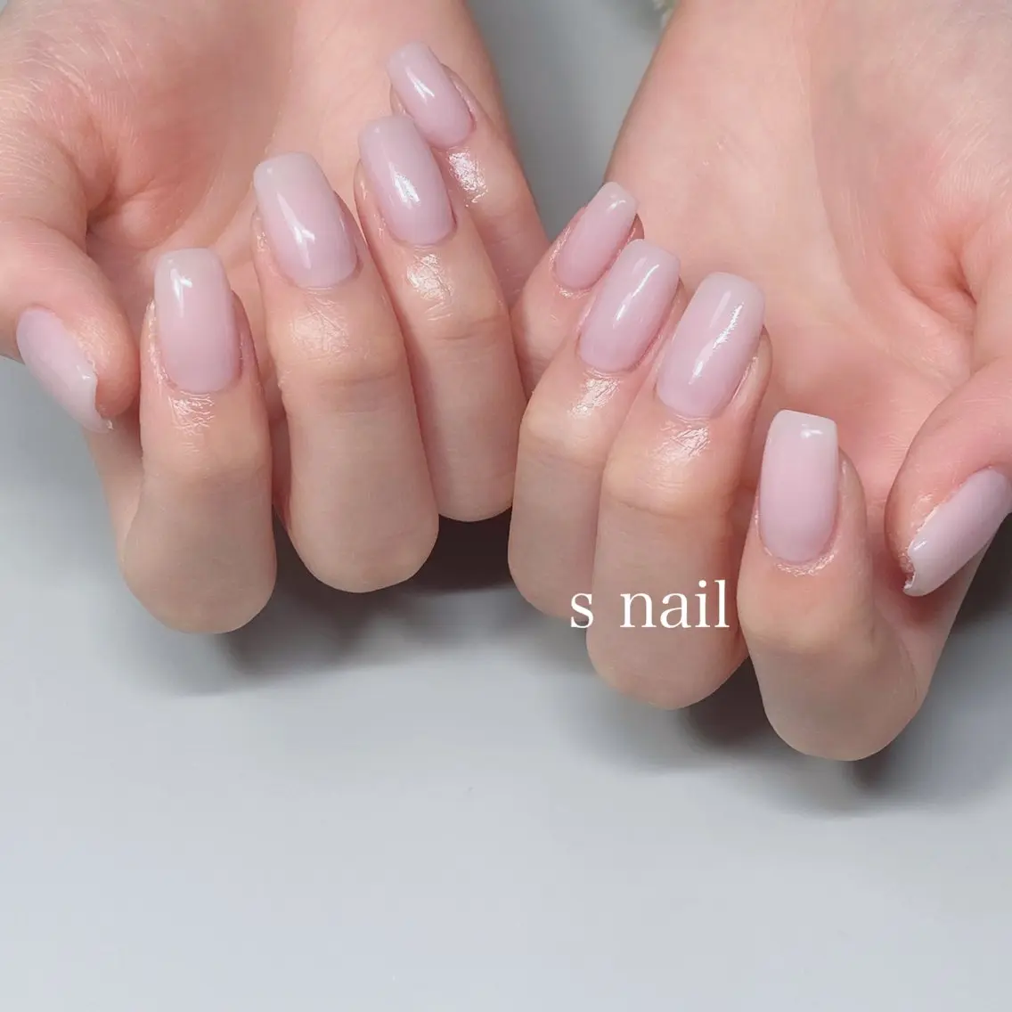ネイル ワンカラーネイル ハンドネイル フットネイル s nail さとよしみゆきのネイルデザイン