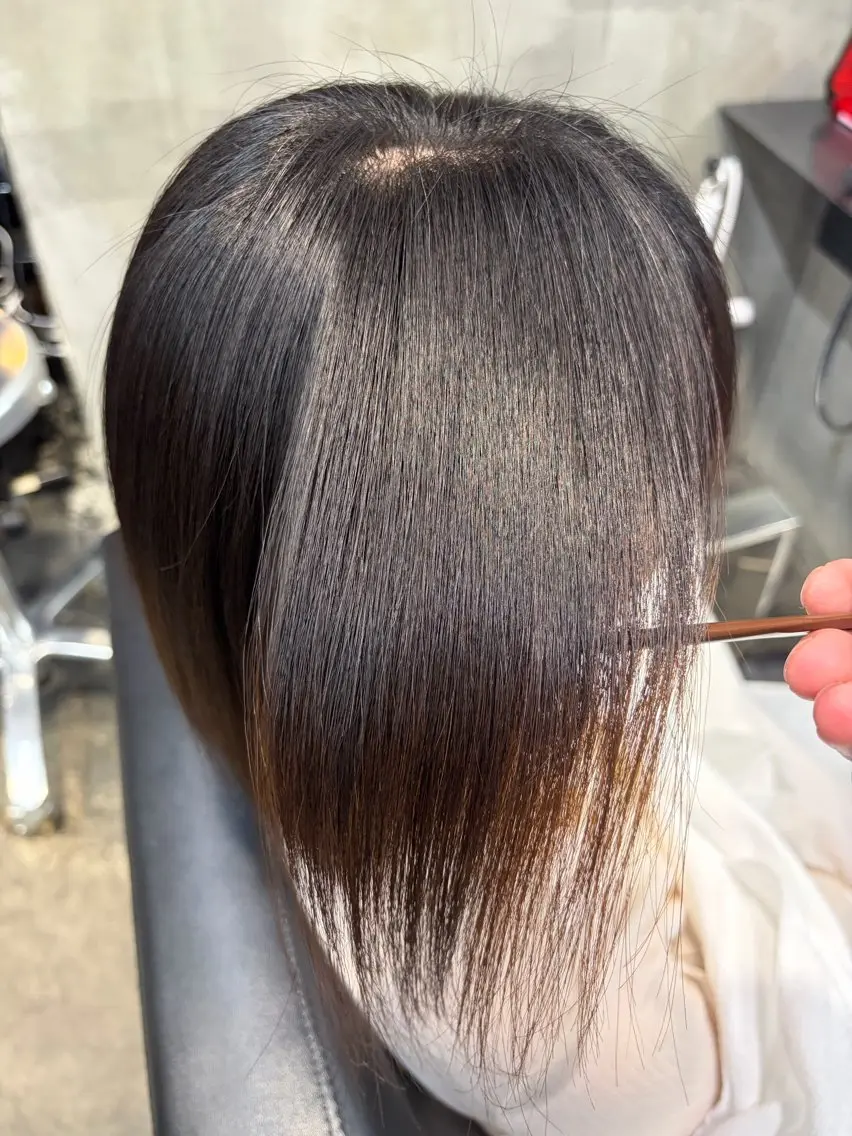 ミディアム ボブ 縮毛矯正 T  O Yのヘアスタイル