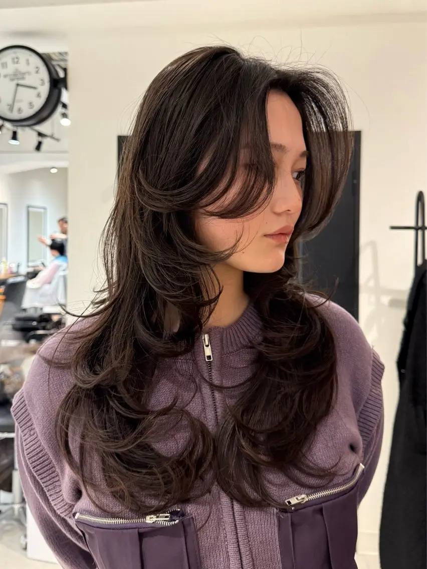 【ミニモ限定✨】海外風レイヤーカット🎱（ヘアのお写真を撮らせていただける方）の写真