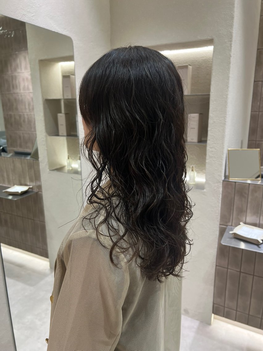 ロング カット パーマ Unami _koharuのヘアスタイル