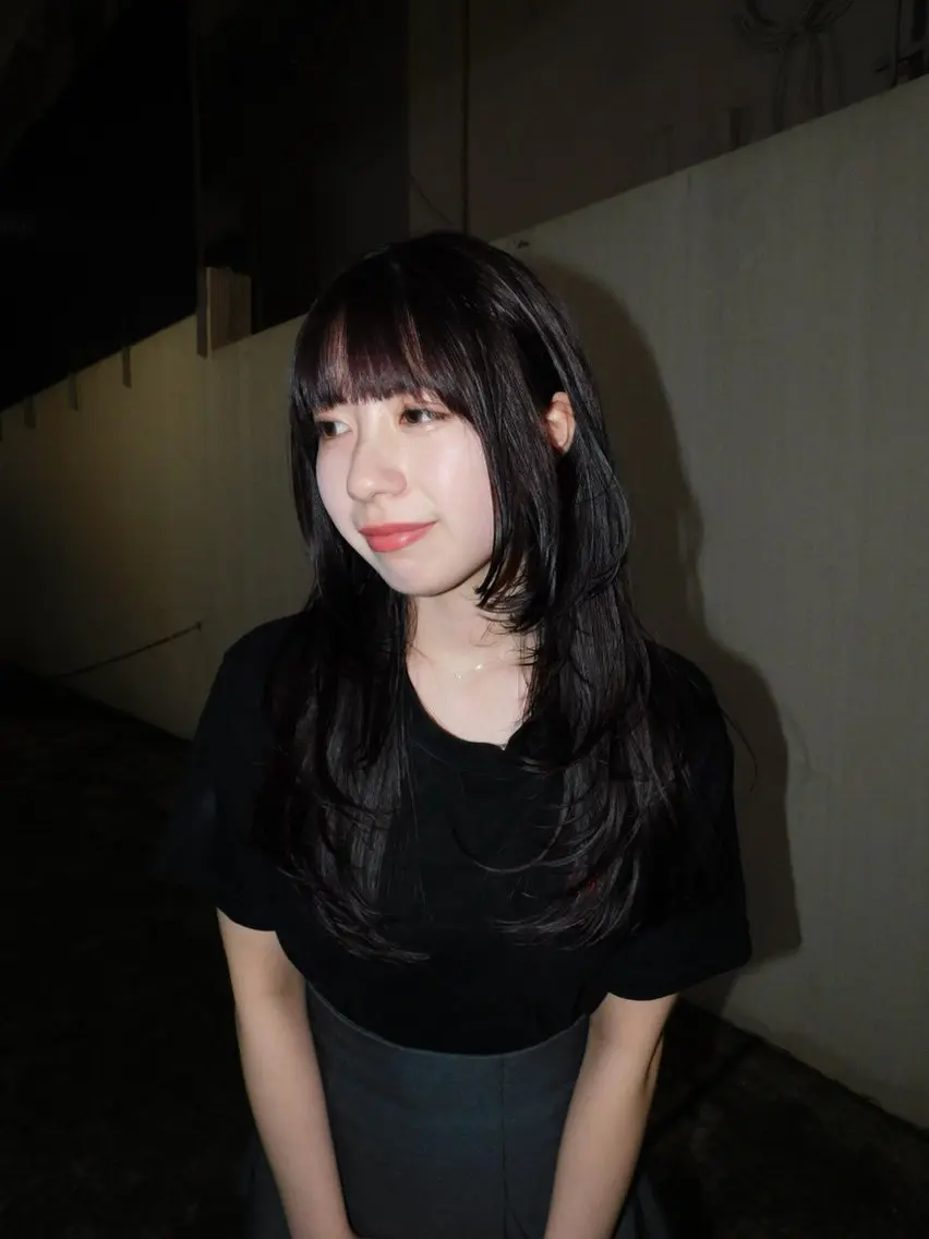 ロング カラー KARIN🤍 /レイヤーカットのヘアスタイル