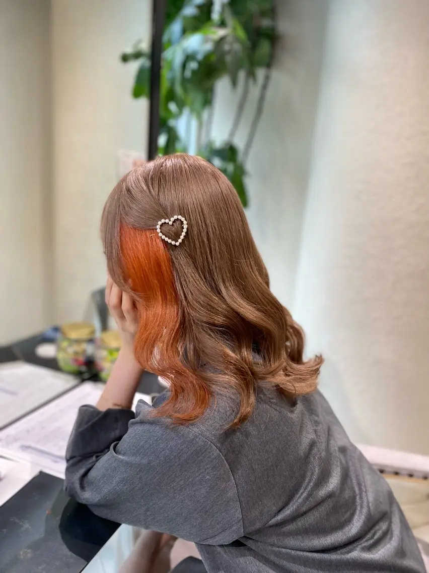 🥀インナーカラー🥀(インナーブリーチ+インナーカラー)の写真