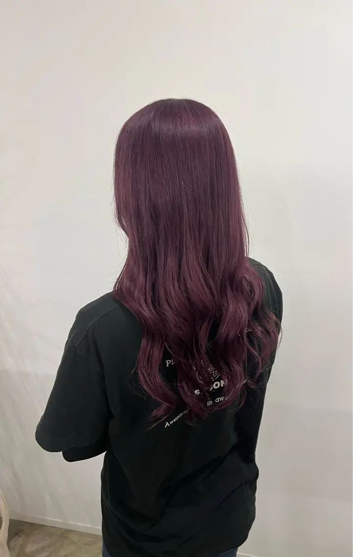 カラー だいこく ななかのヘアスタイル