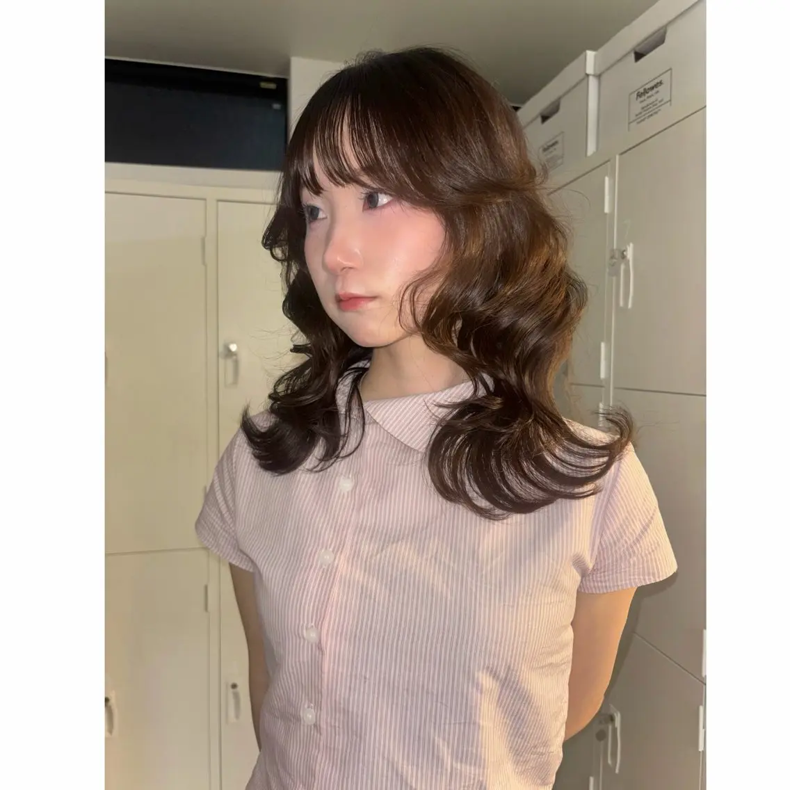 カラー ヘアカラー 佐藤 穂果のヘアスタイル