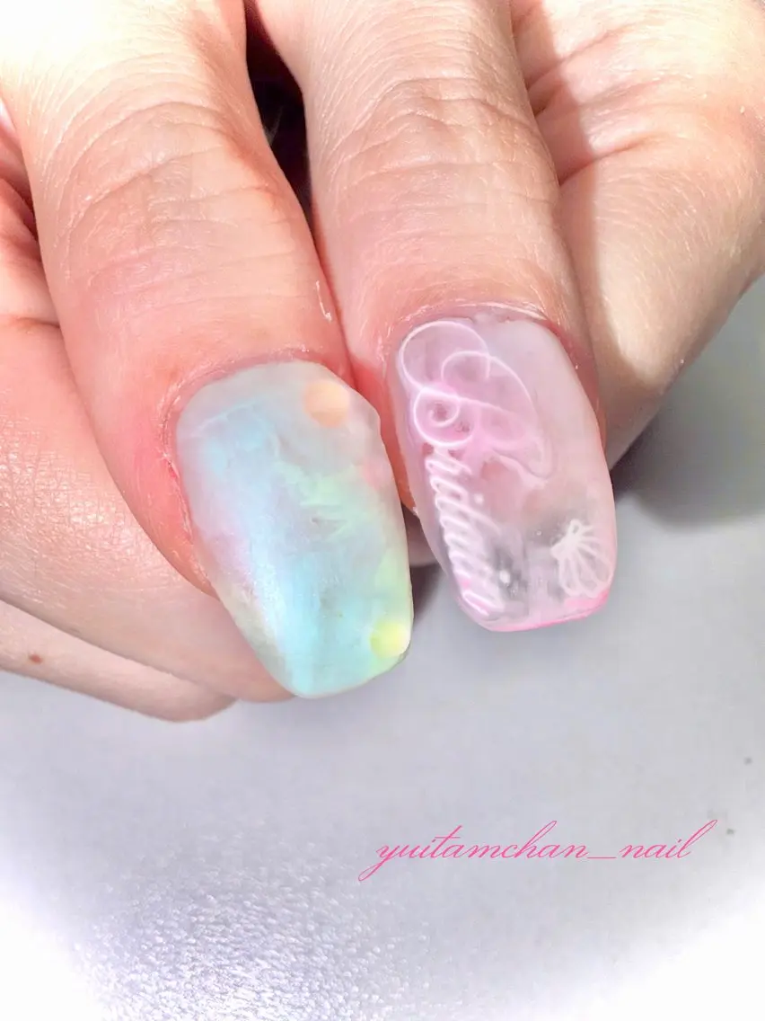 ネイル アートネイル yui ‪‪❤︎‬ NICO nailのネイルデザイン