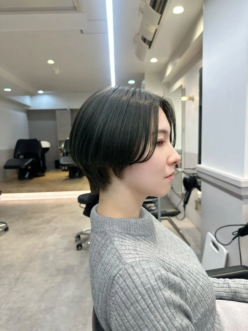ショート ハンサムショート ショートヘア あいこ/ハンサムショ ート無料/蔵前🌷のヘアスタイル
