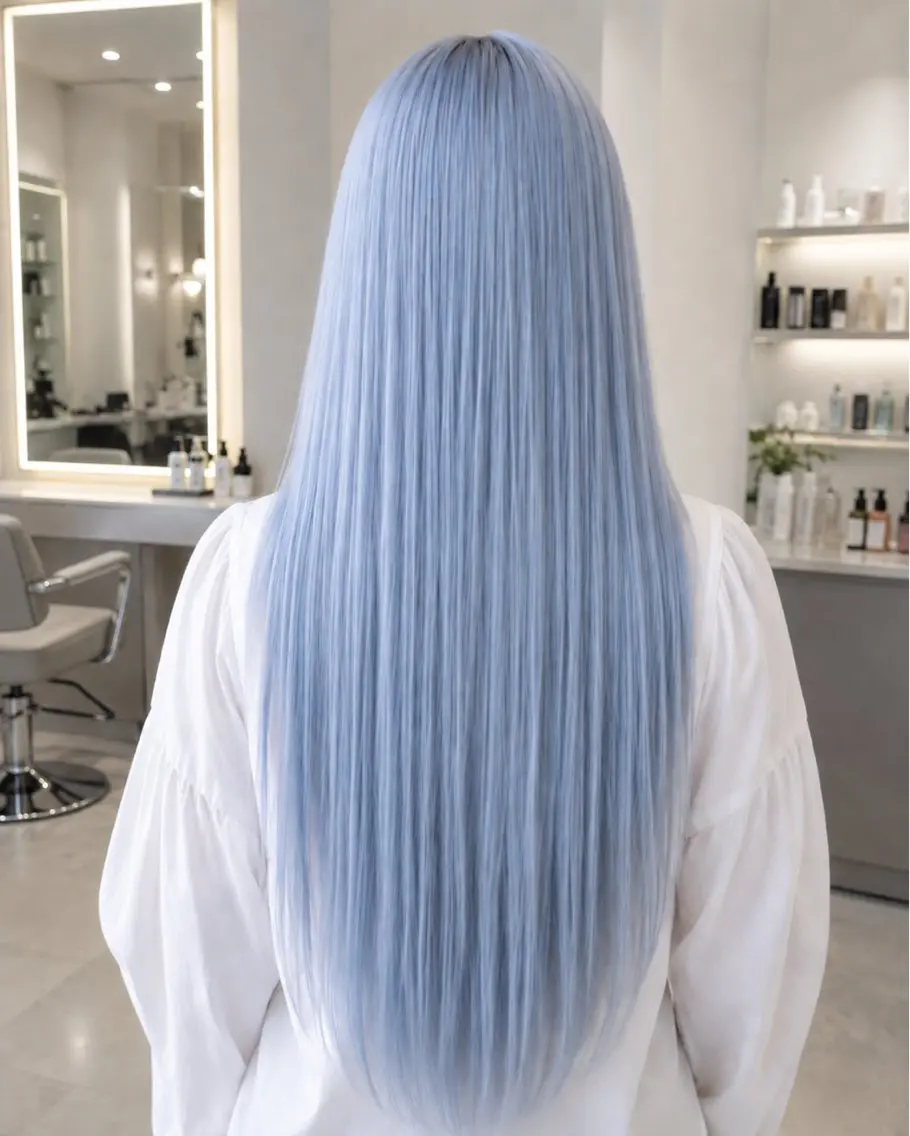 ロング カラー ブリーチ デザインカラー ハイトーンカラー カット ヘアカラー トリートメント 小田 晃瑛のヘアスタイル