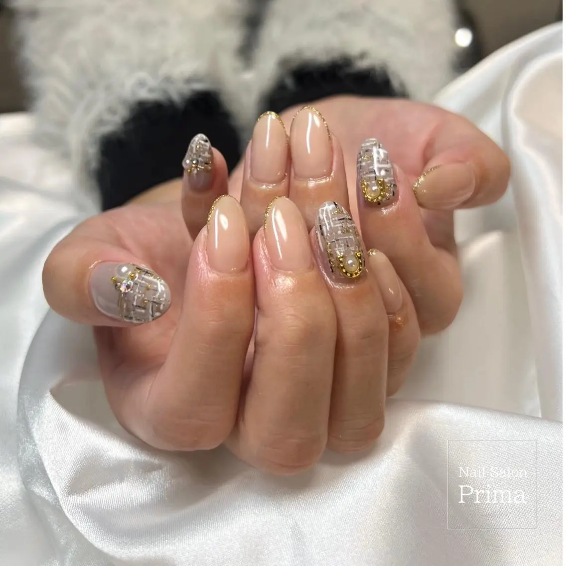 セミロング ネイル SalonPrima 西院Nail&Eyeのネイルデザイン