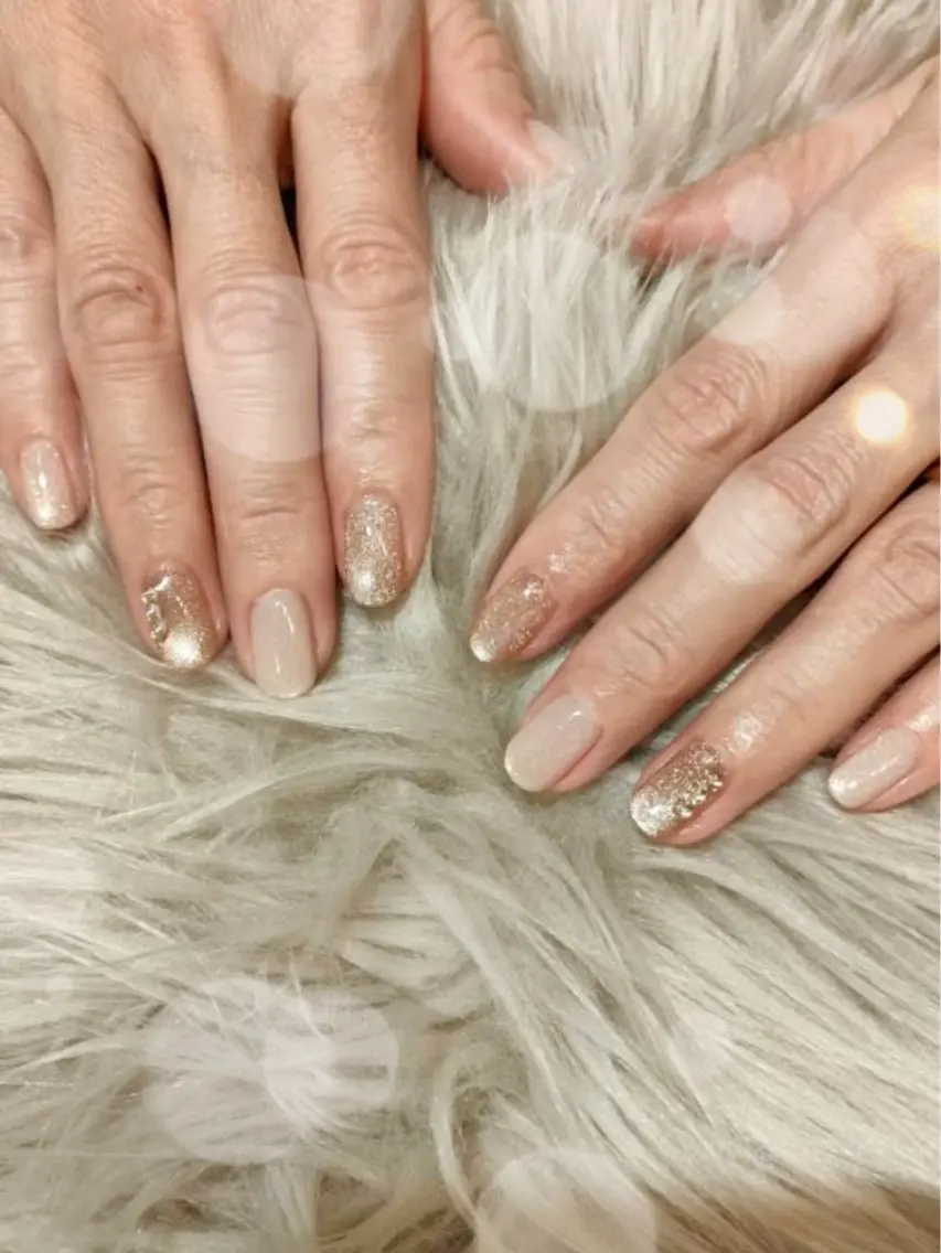 ネイル ゴールド マグネットネイル ハンドネイル Dress Me Nail 鈴木のネイルデザイン