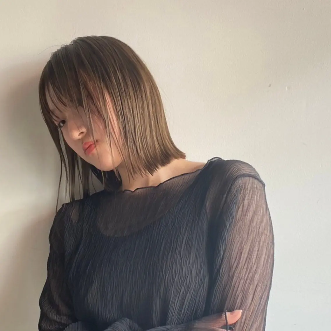 髪質改善酸性ストレートの写真