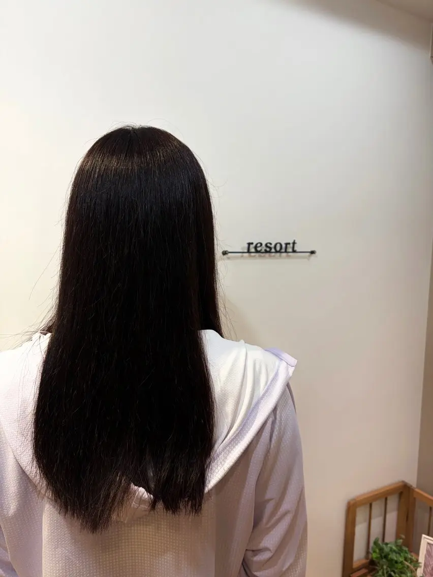 ロング カット ヘアカラー 北川 智花のヘアスタイル