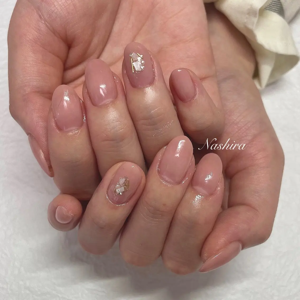 ネイル シンプルネイル Nashira moeのネイルデザイン