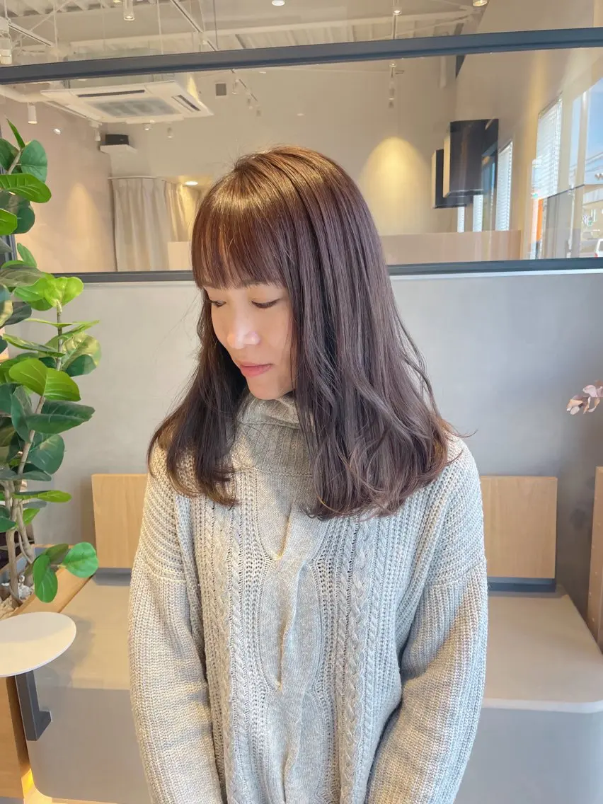 ご相談似合わせカット＋髪質ケアトリートメント（白髪染めOK）＋髪質改善パーソナルトリートメントの写真