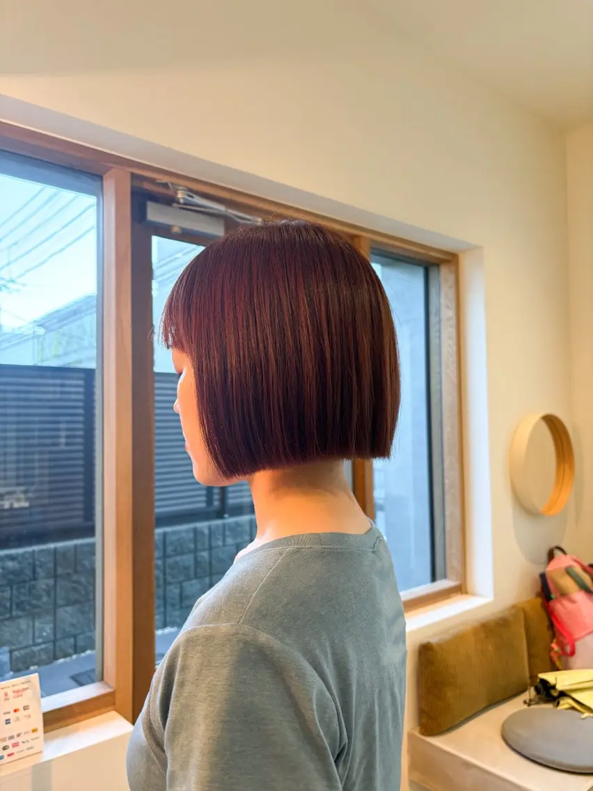 ショート ボブ カット ボブ/艶カラー 鎌倉/MIHO🌼のヘアスタイル