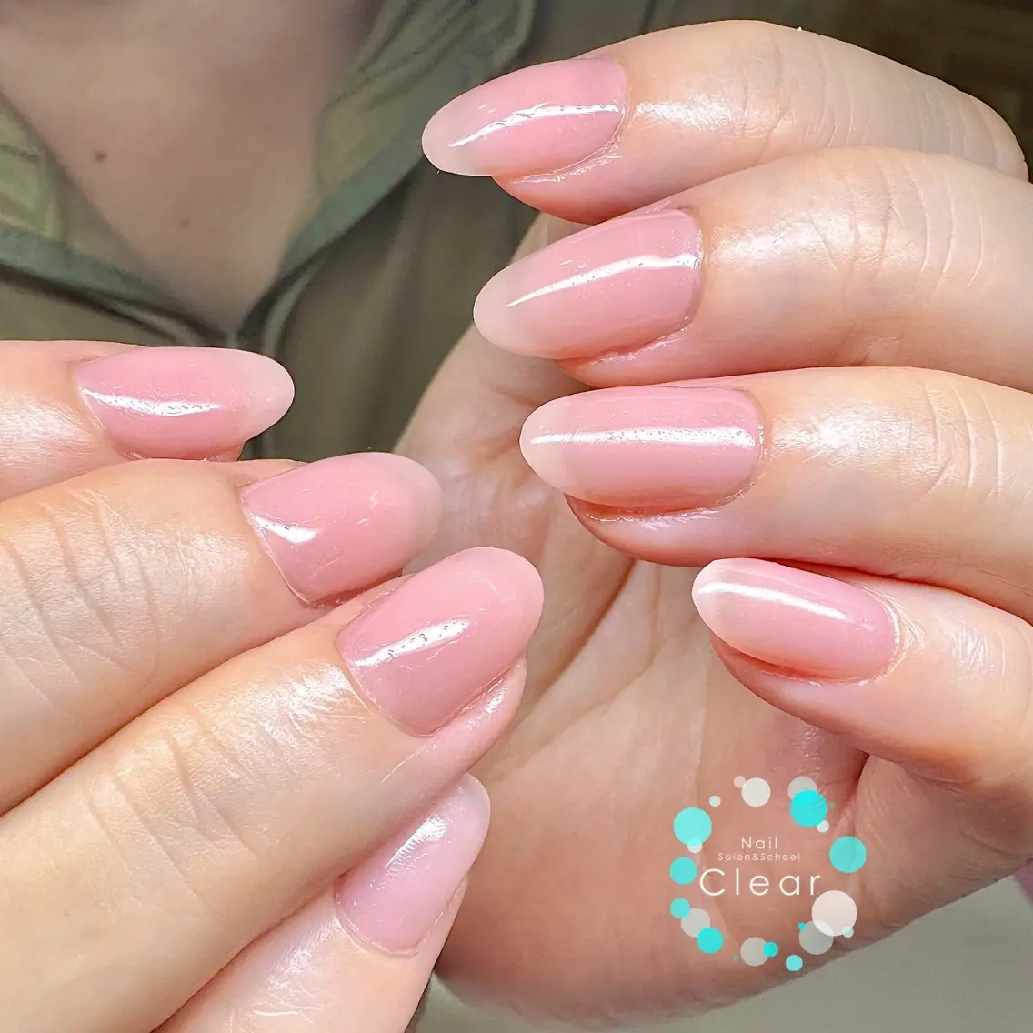 🏆オフなしワンカラー(オフィスネイルor自爪風に見せたい方)One-color without nailremovalの写真