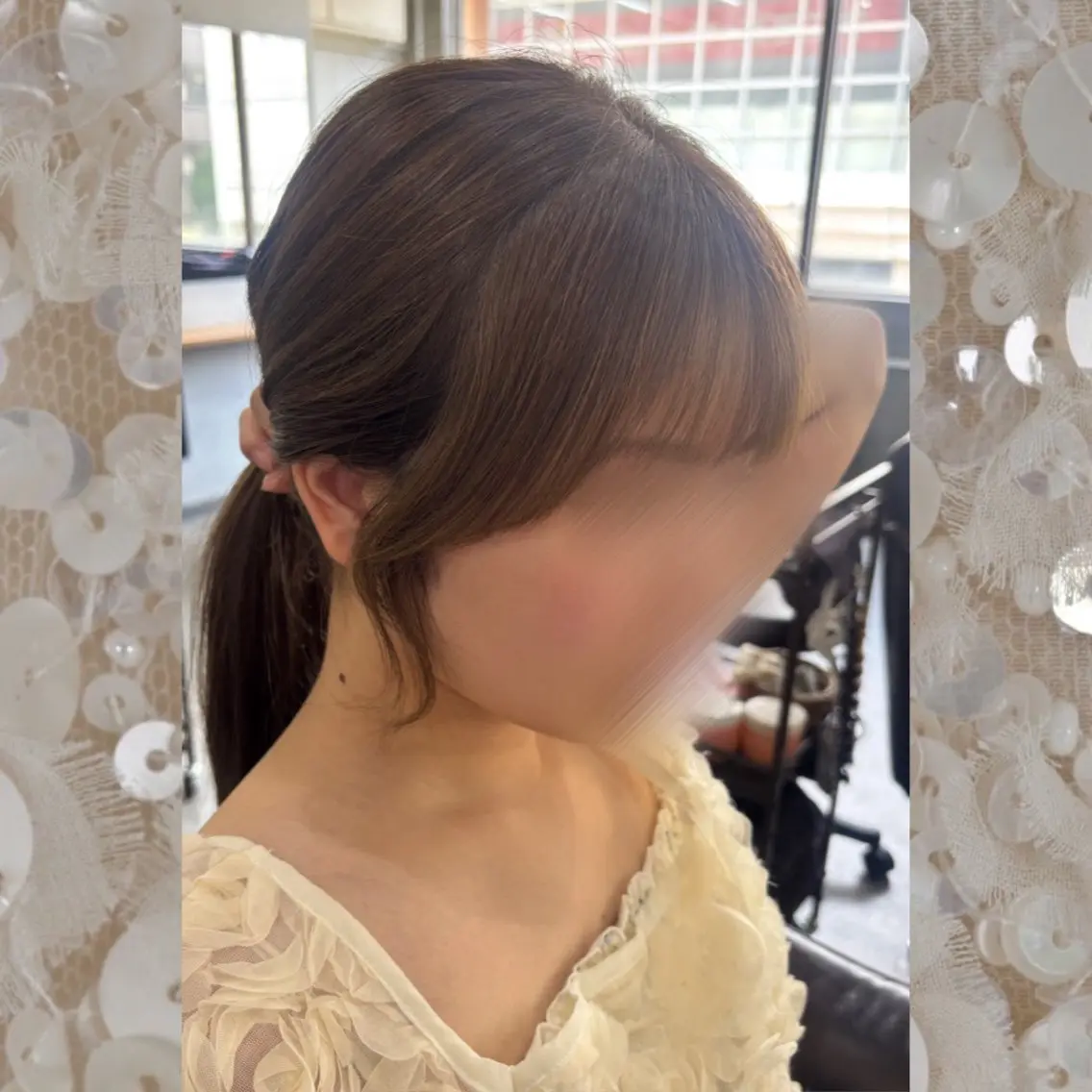 ⭐️7月女性限定⭐️サイドバング（前髪も含む）カット　練習モデル【補足説明を必ずご一読ください】【葛西/西葛西】の写真