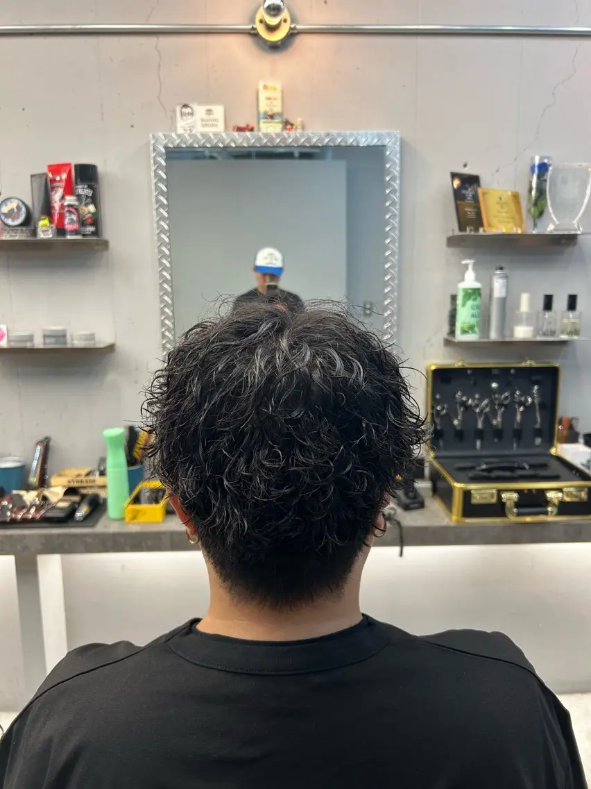 パーマ カット パーマ 【刈部倶楽舞】 福岡 大芽のヘアスタイル