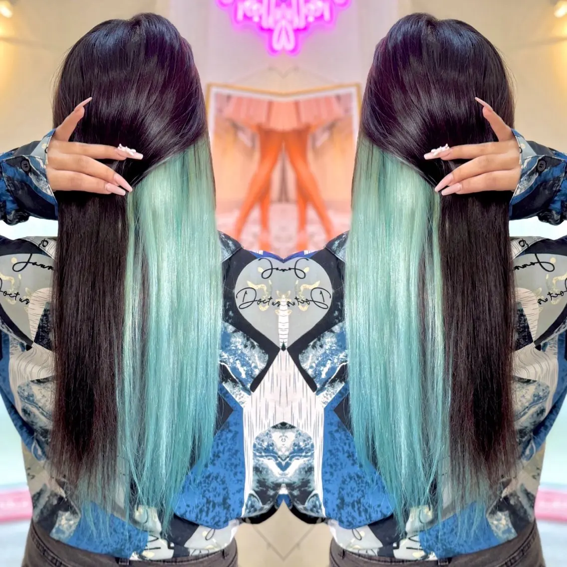 ロング シールエクステ 🦋‪錦糸町YUKAのヘアスタイル