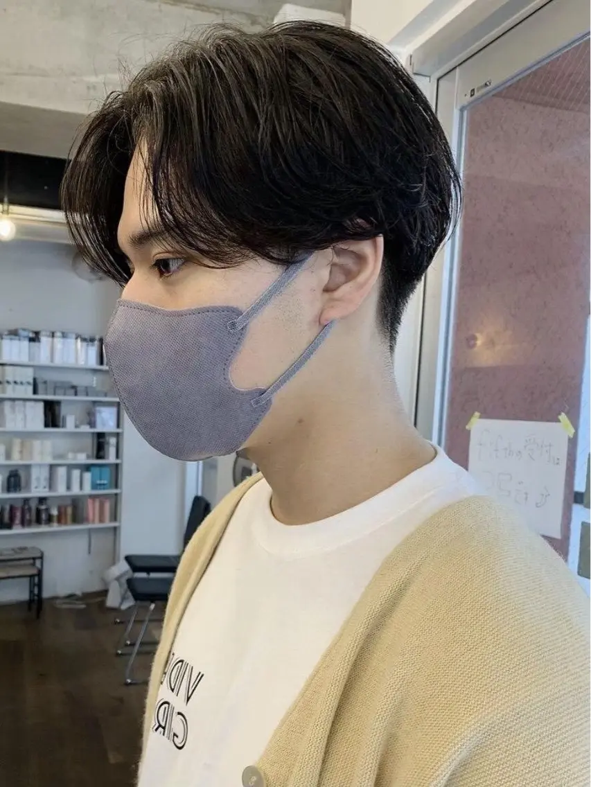 パーマ メンズ 室谷 柚羽のヘアスタイル
