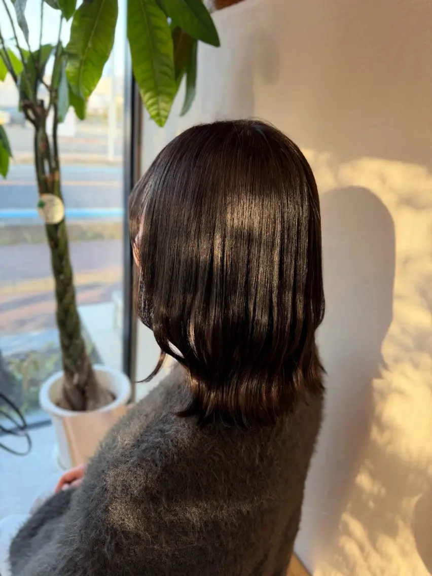 ミディアム カラー 平松 海遥のヘアスタイル