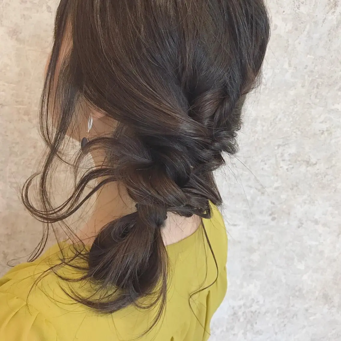 セミロング ヘアアレンジ ショート特化 /天神大名/ハルナのヘアスタイル