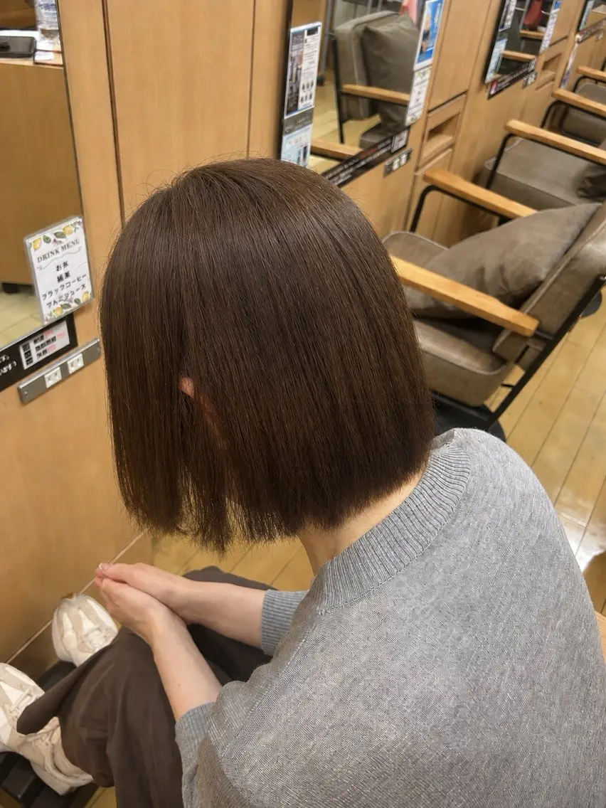 カラー ヘアカラー ムラカミスグル カラーモデル様募集のヘアスタイル