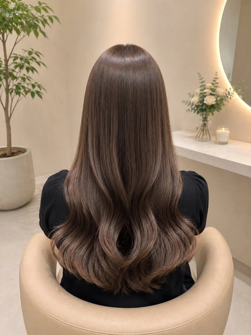 ロング カラー カット ヘアカラー トリートメント 名古屋/髪質改善/ 透明感SHIZUKAのヘアスタイル