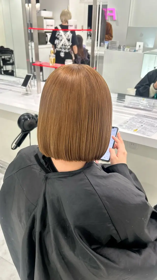 ロング カラー パーマ ヘアアレンジ メンズ キッズ カット ヘアカラー トリートメント 盛れ韓国ハイトーン 🎀Himari🎀のヘアスタイル