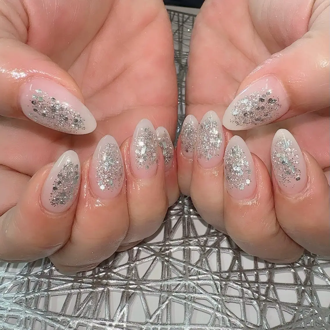 ネイル ラメ(グリッター) ハンドネイル KAONAIL ☆MAI☆のネイルデザイン