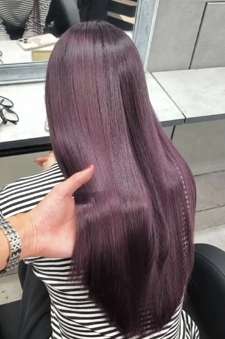 ロング カラー カット ヘアカラー ダメージレスブリーチ たつや/ハイトーンのヘアスタイル