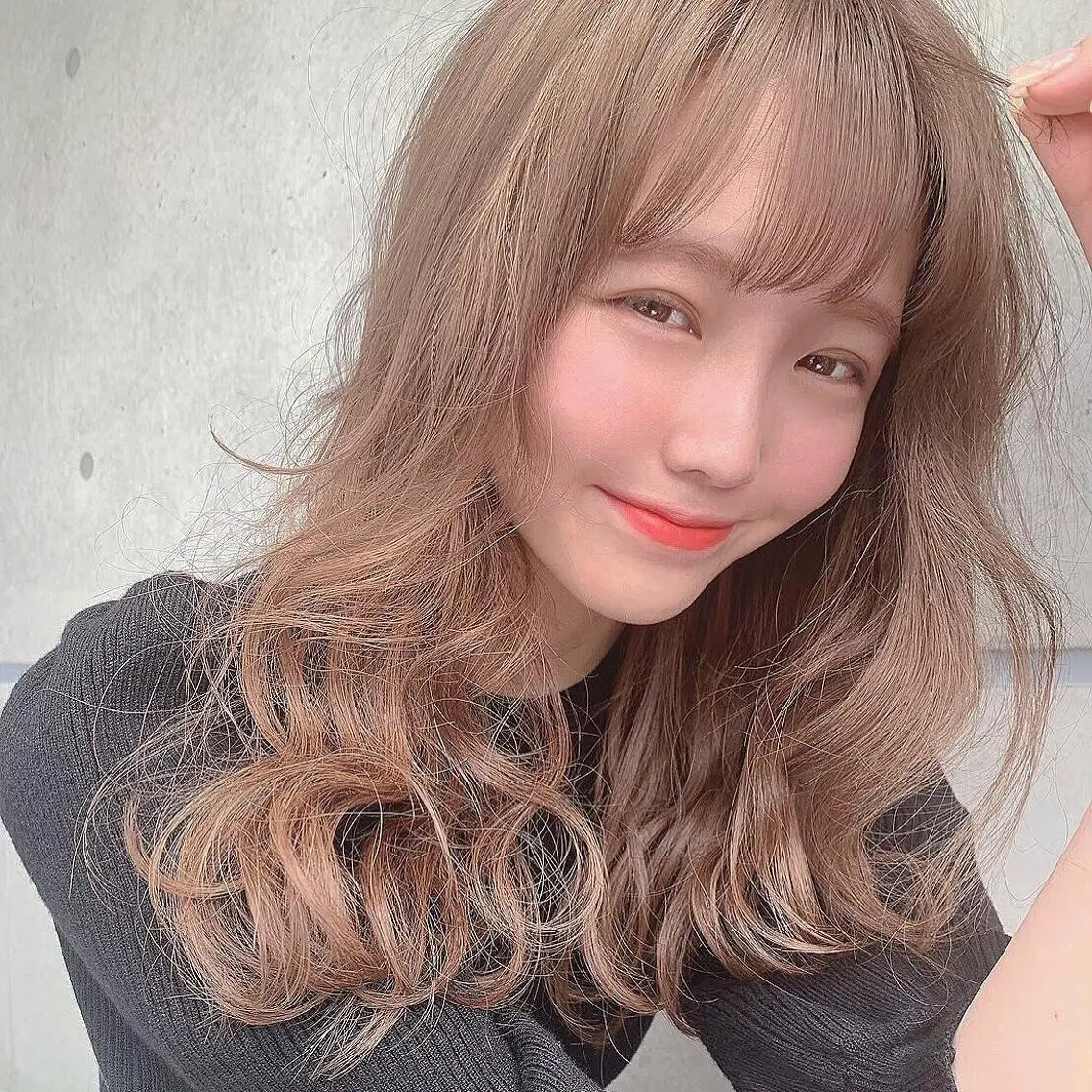 ミディアム カラー 💕上野美容師☁ ブリーチ💖サワのヘアスタイル
