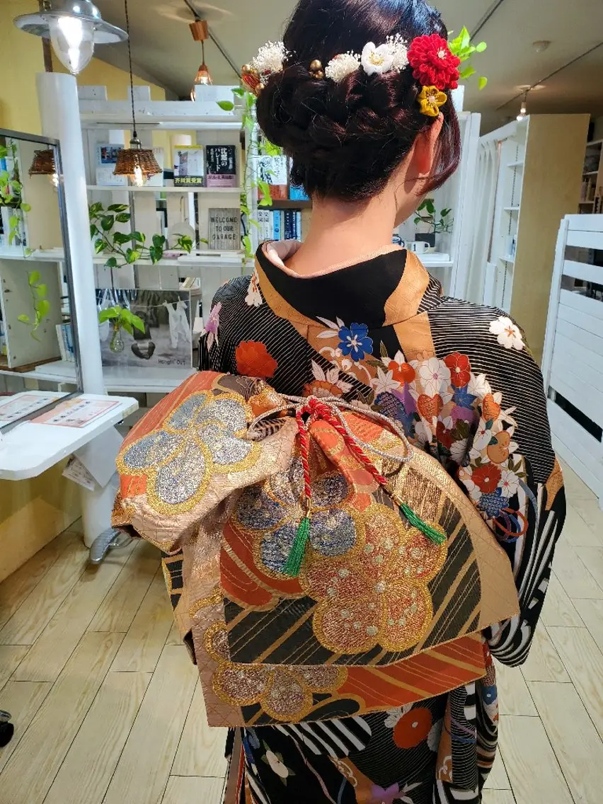 ヘアアレンジ 成人式 田中 牧子のヘアスタイル