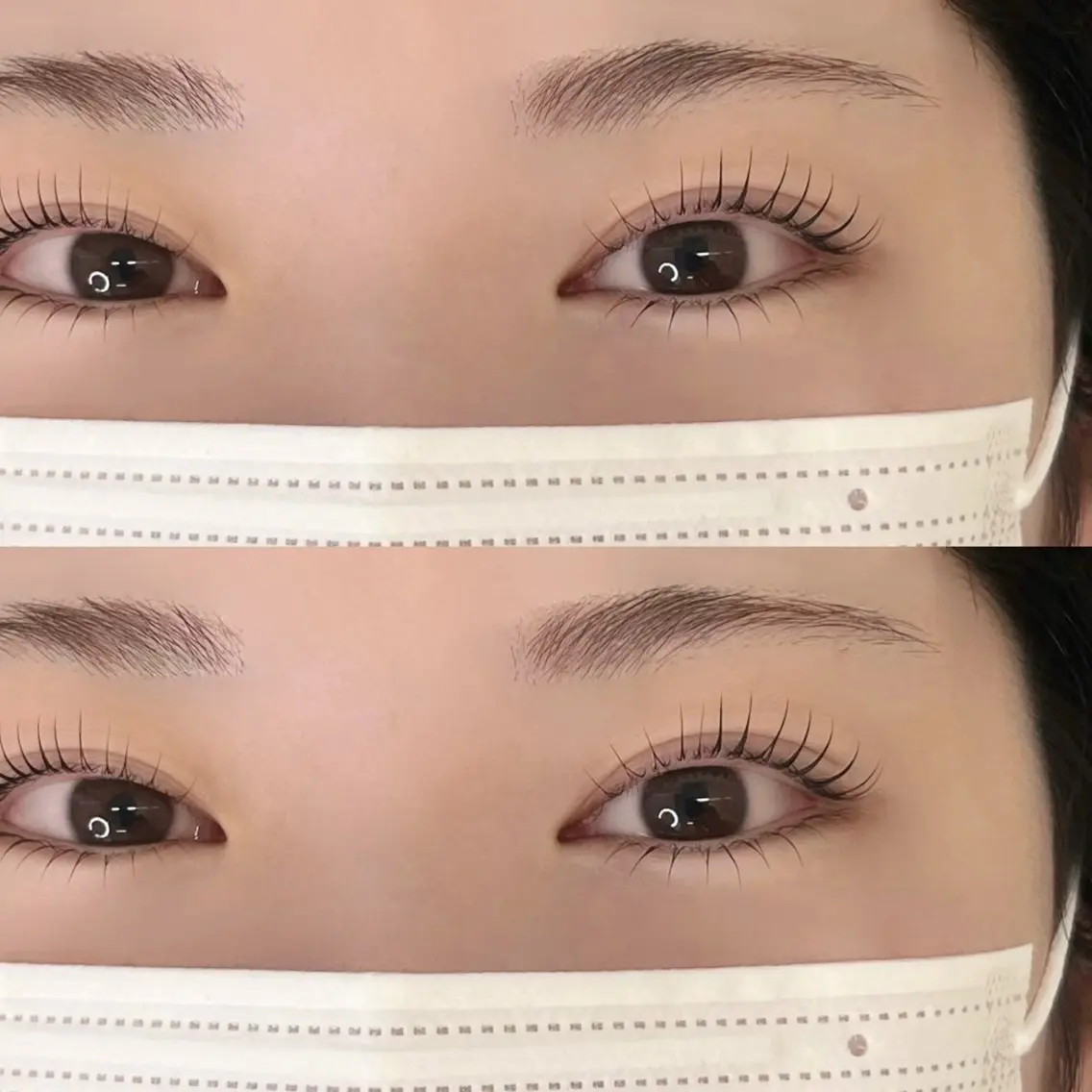 【練習モデル】⟡.·上下まつ毛パーマ+束感仕上げ💫の写真