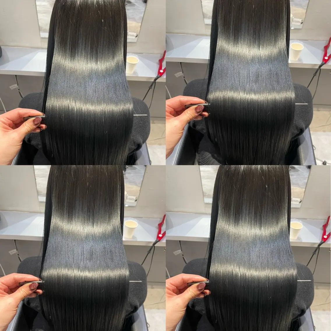 ロング カット ヘアカラー トリートメント 髪質改善×透明感× 艶髪🥀HIYORIのヘアスタイル