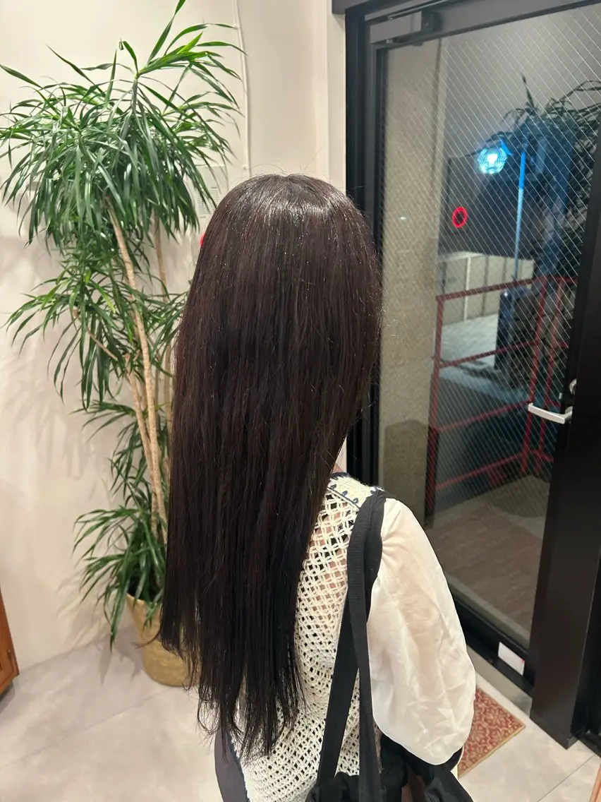 ロング 池田 味優のヘアスタイル