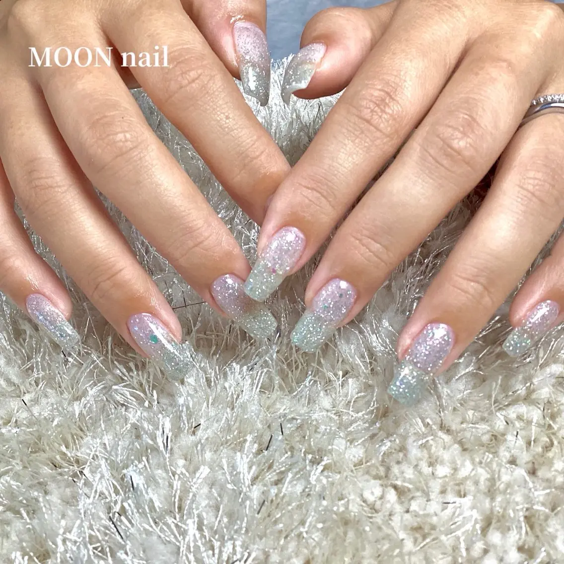ネイル フラッシュネイル ジェルネイル ハンドネイル 浦添 MOON  nailのネイルデザイン