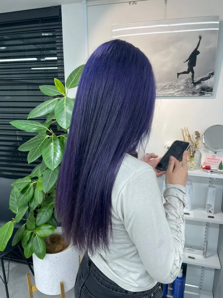 カラー ブリーチ ヘアカラー ブリーチ/推しカラー Hanaのヘアスタイル