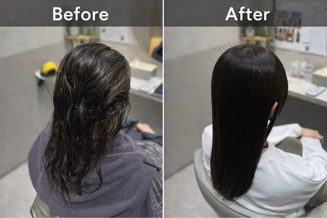 【スタンダード】💇♀️最高の艶髪へ💇♀️髪質改善ストレートエステ (18時以降は¥15900)shプレゼントの写真