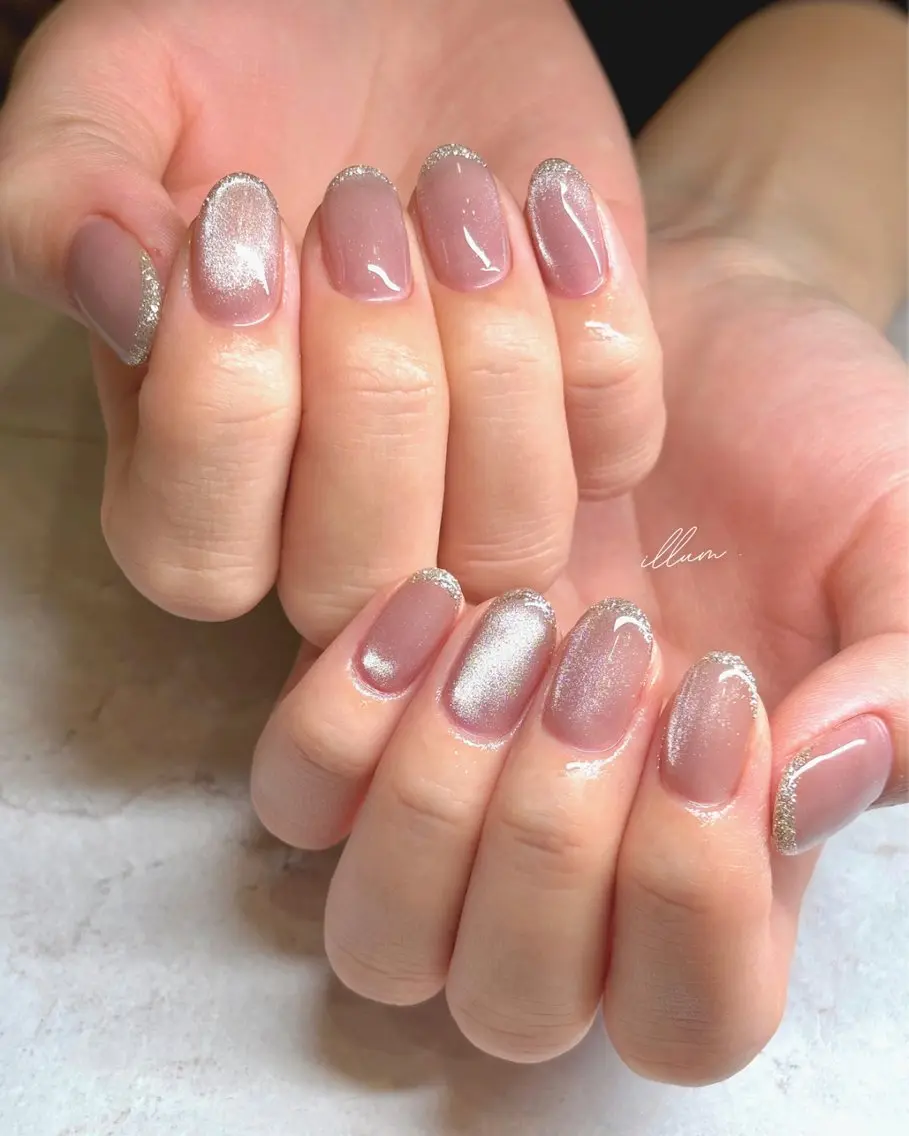 キッズ ネイル ジェルネイル マグネットネイル ミラーネイル ニュアンスネイル オフィスネイル illum hicariのネイルデザイン