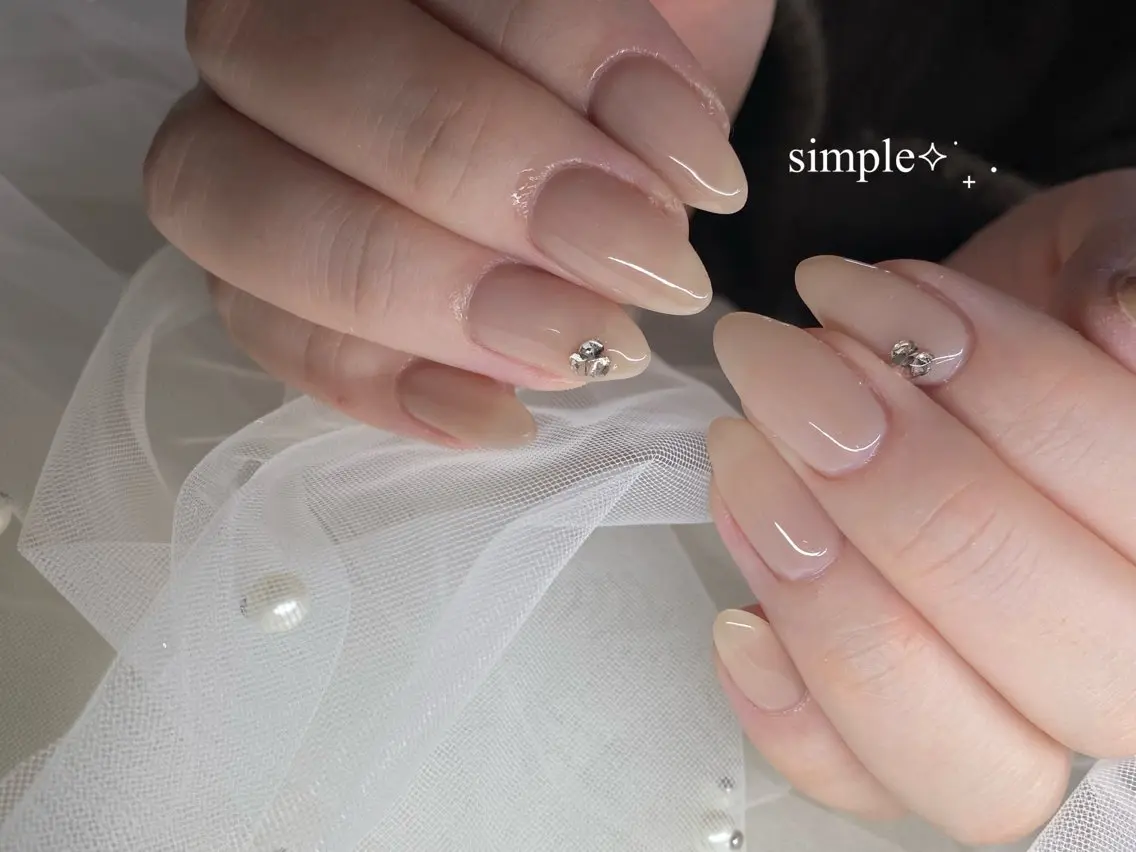 ネイル ワンカラーネイル 春ネイル ハンドネイル Lee_ nailのネイルデザイン